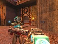 une photo d'Ã©cran de Quake 3 Arena (Dreamcast) sur Sega Dreamcast
